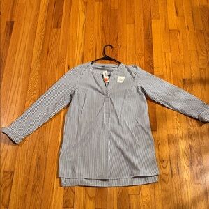 Striped Long Sleeve Blouse. Old navy tunic, NWT.